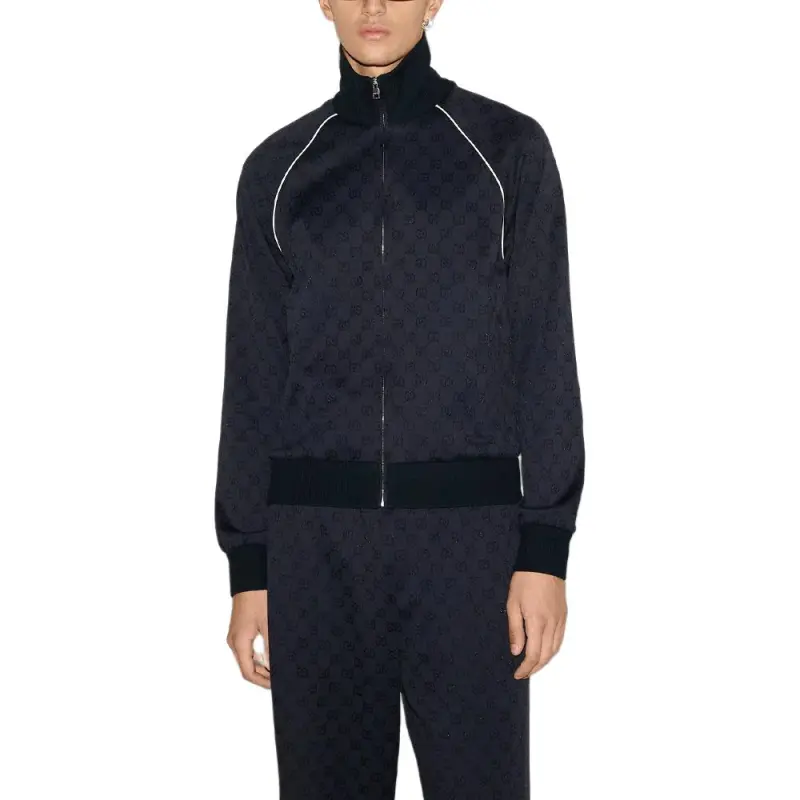 GUCCI Monogrammed Zip Up Jacket-1