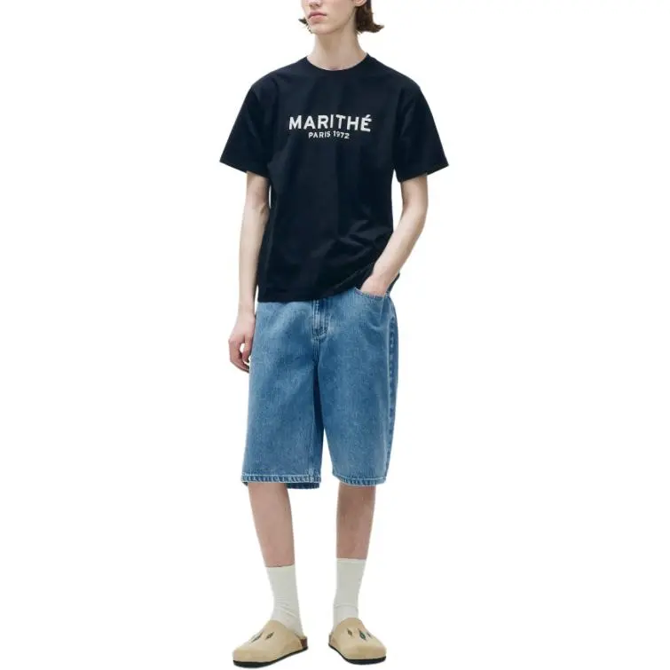 MARITHE FRANCOIS GIRBAUD Denim Shorts Unisex-3