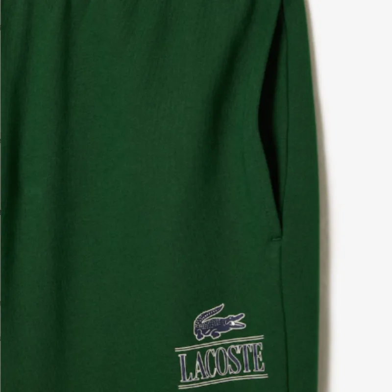 LACOSTE Slogan embroidered Track Pants-4