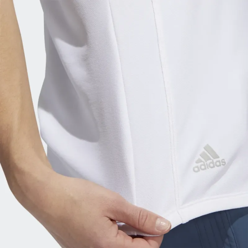Adidas Free Shipping With AdiClub Essentials Mock Polo Shirt-5