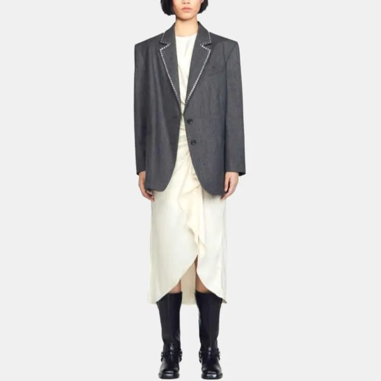 Sandro Business Suits Women's Dark Gray-2