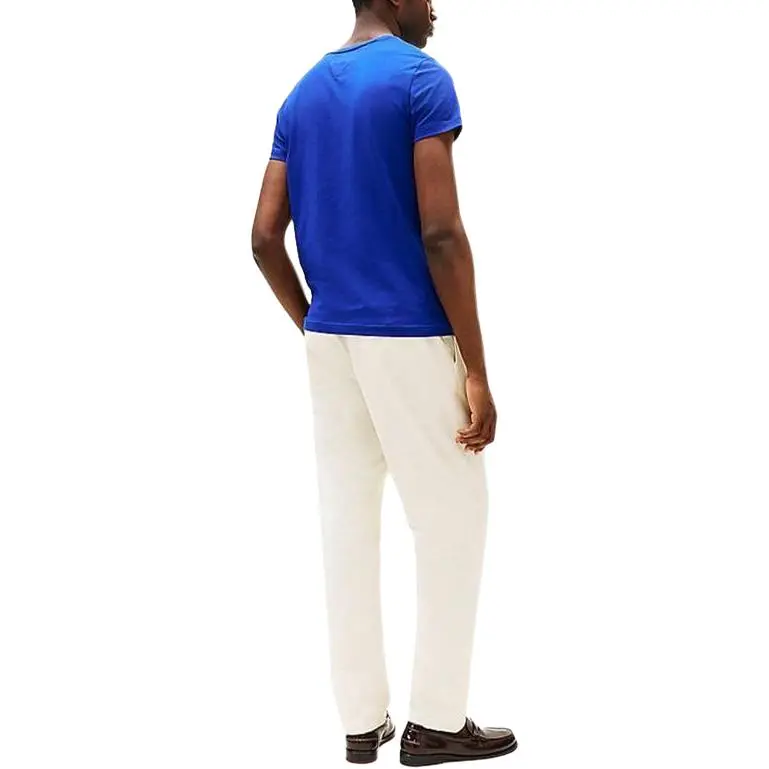 Tommy Hilfiger T Shirt Men's Triangular Blue-3