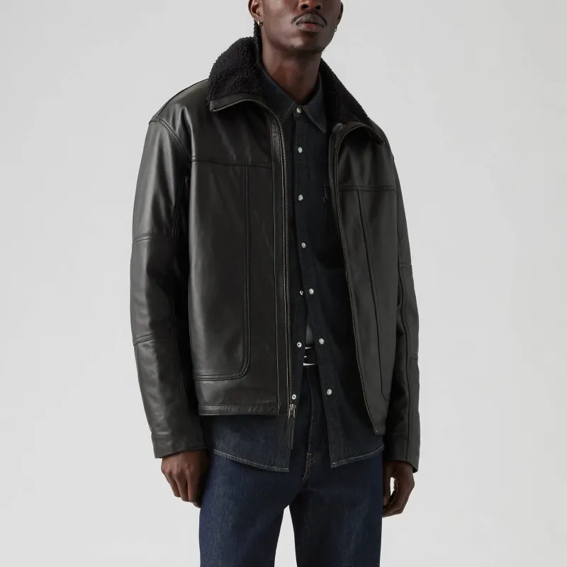 Levi’s Leather Jacket Men's Black-1