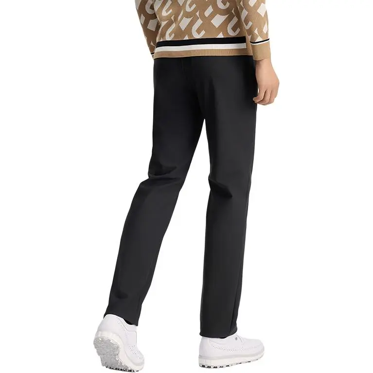 FILA Golf Series Knitted Sports Pants Men's Black-3