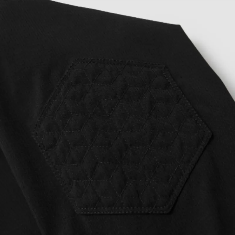 THE NORTH FACE x DOE Woven PATCHWORK Sweatshirt Unisex Black-4