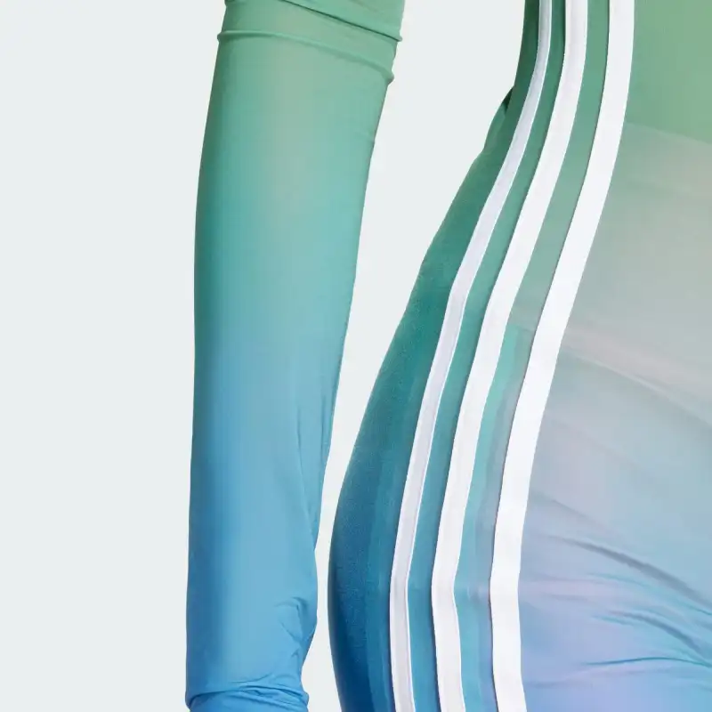 Adidas Originals Long Sleeved Dresses Women's Multicolor/Blue-4