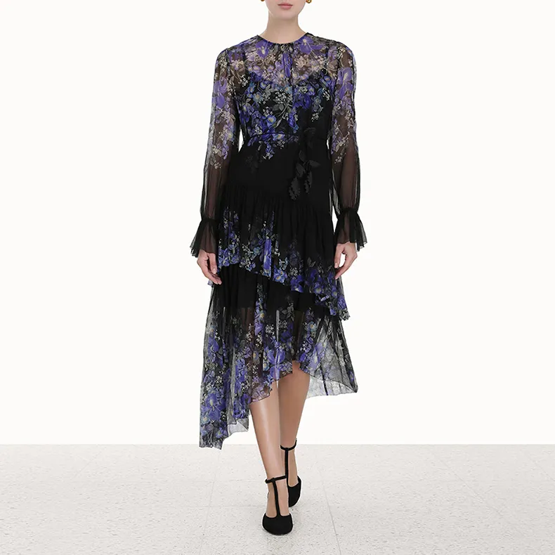 Zimmermann Lyrical Floral Tiered Dress-1