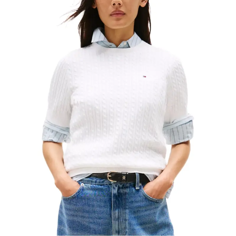 Tommy Hilfiger Sweaters Women's White-2