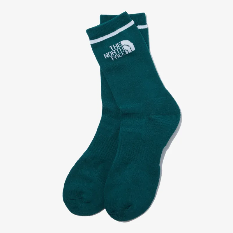 THE NORTH FACE COOLMAX MID SOCKS Mid-Calf Socks Unisex 1 Pack Green-1