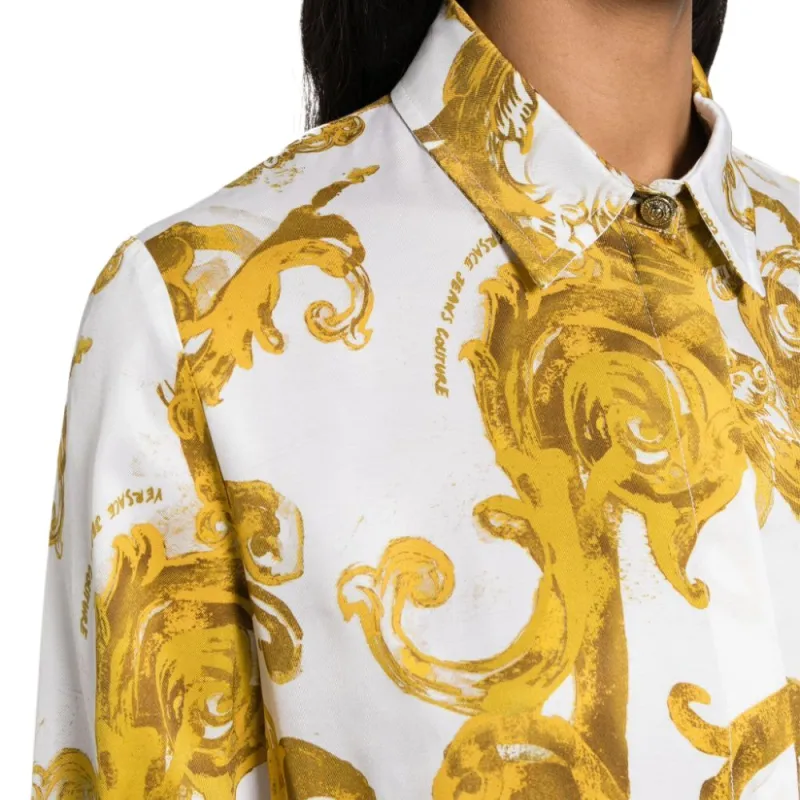 VERSACE JEANS COUTURE Watercolour Couture print Shirt-4