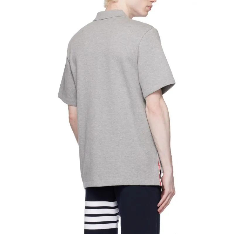 THOM BROWNE Rwb Pocket Trim Polo Shirt-2