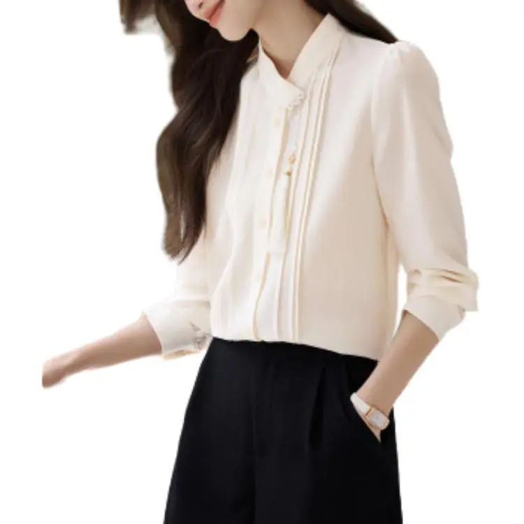 Mo Han Yi Mei Shirt Women's Ecru-2