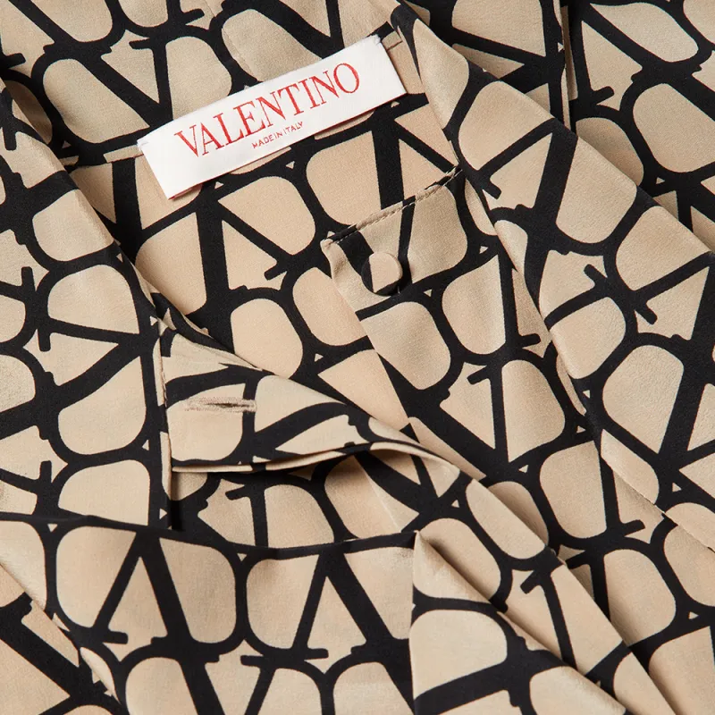 Valentino VLogo Signature Long Sleeved Blouse-5