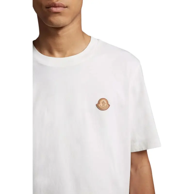 Moncler T Shirts Men White-4