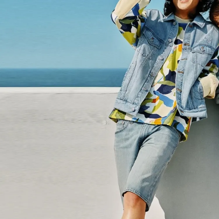 Levis Denim Shorts Men Blue-3