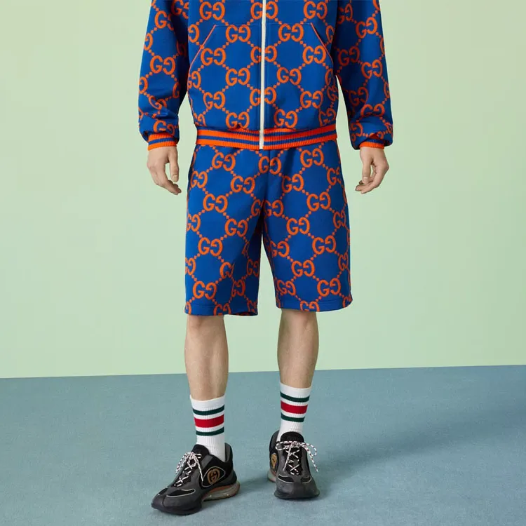 GUCCI Gg Jacquard Shorts-2