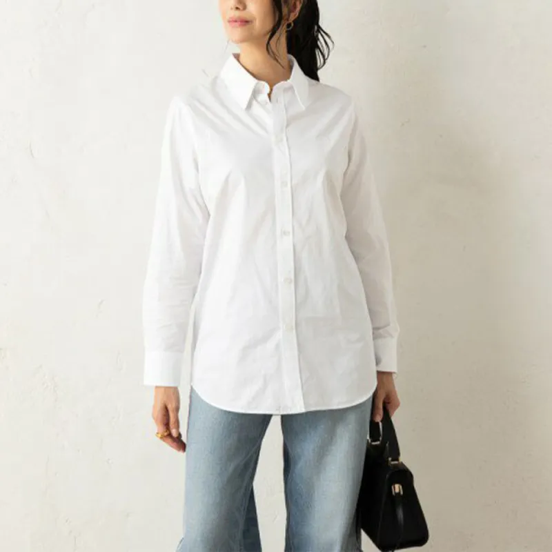 CELINE Collared Long Sleeve Shirt-2