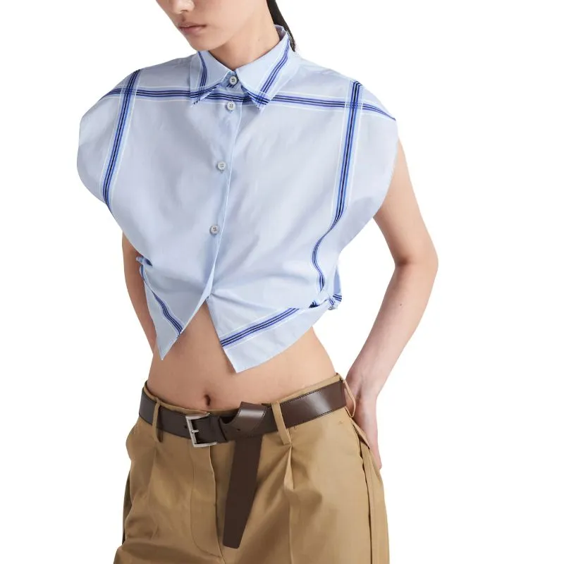 PRADA Cotton Twill Trousers-5