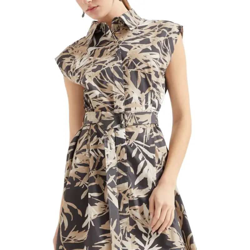 Brunello Cucinelli Abstract print Mini Dress-4