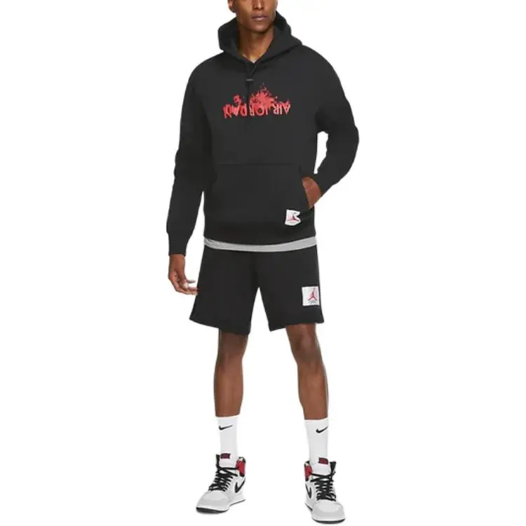 Jordan Air Jordan AJ4 Sweatshirts Men Black-2