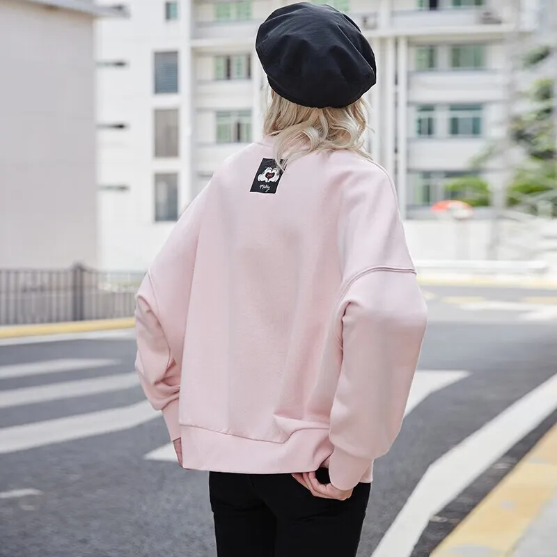 Disney X LINING Sweatshirts Women's Pink-2