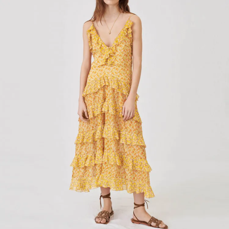 Maje Sleeveless Dresses Women's Orange-1