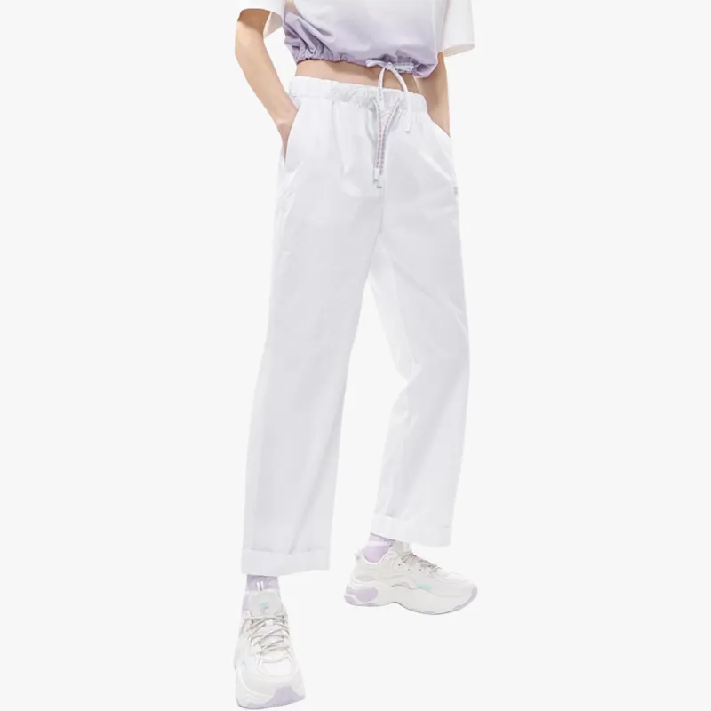 FILA FUSION Casual Pants Women's Standard White-3