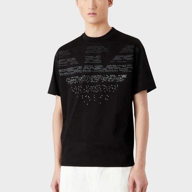 EMPORIO ARMANI SS23 T Shirt Men's Black-3