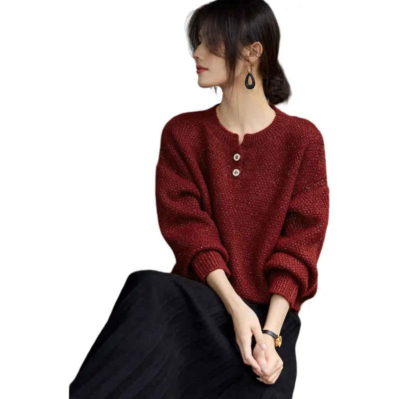 XWI Knitwear Women's Red-4