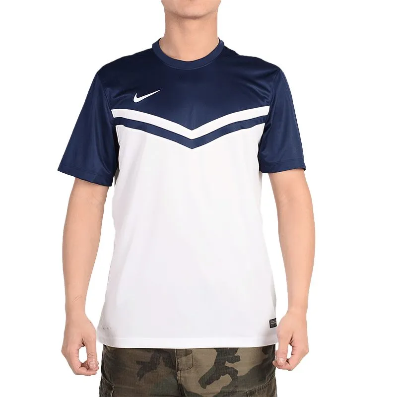 Nike Dri Fit T Shirt Men's White/Navy Blue-2