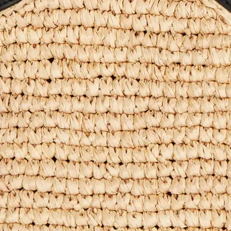 COURREGES Raffia Handbag Medium Size Women's Natural Beige-3