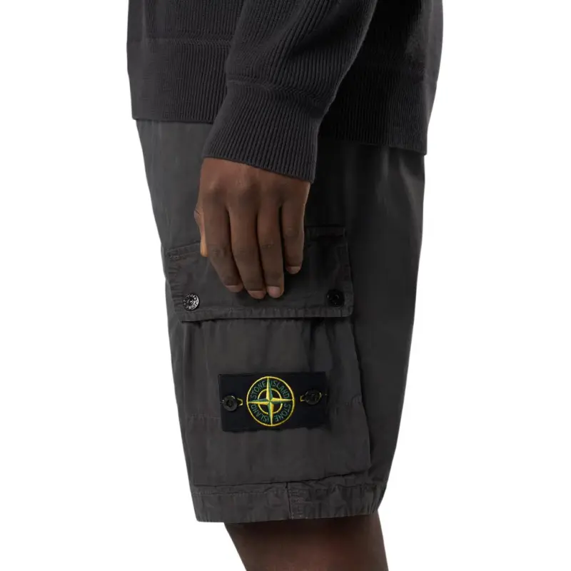 STONE ISLAND Compass Patch Bermuda Shorts-3