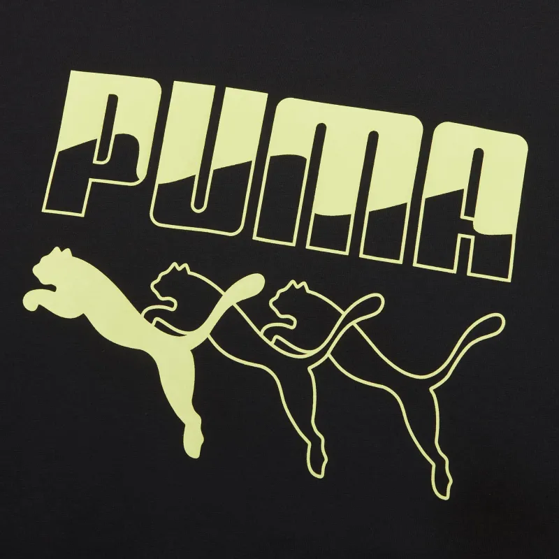 PUMA Drop Shoulder Sleeve T Shirt Women's Black-2