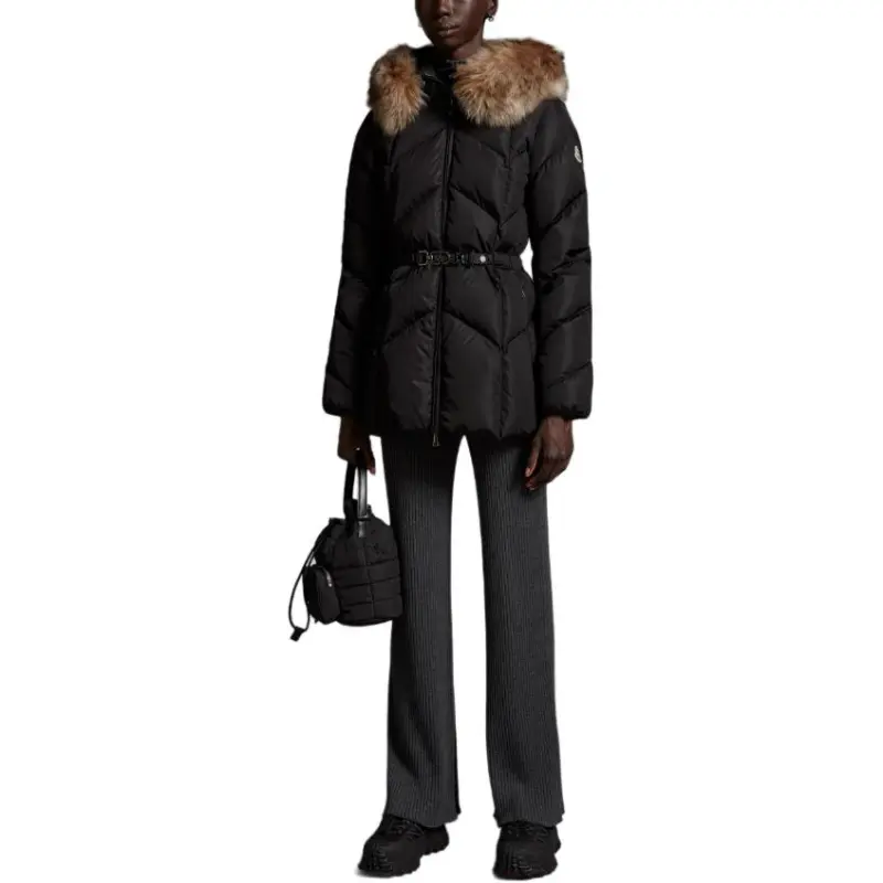 Moncler Loriot Belted Puffer Jacket-4