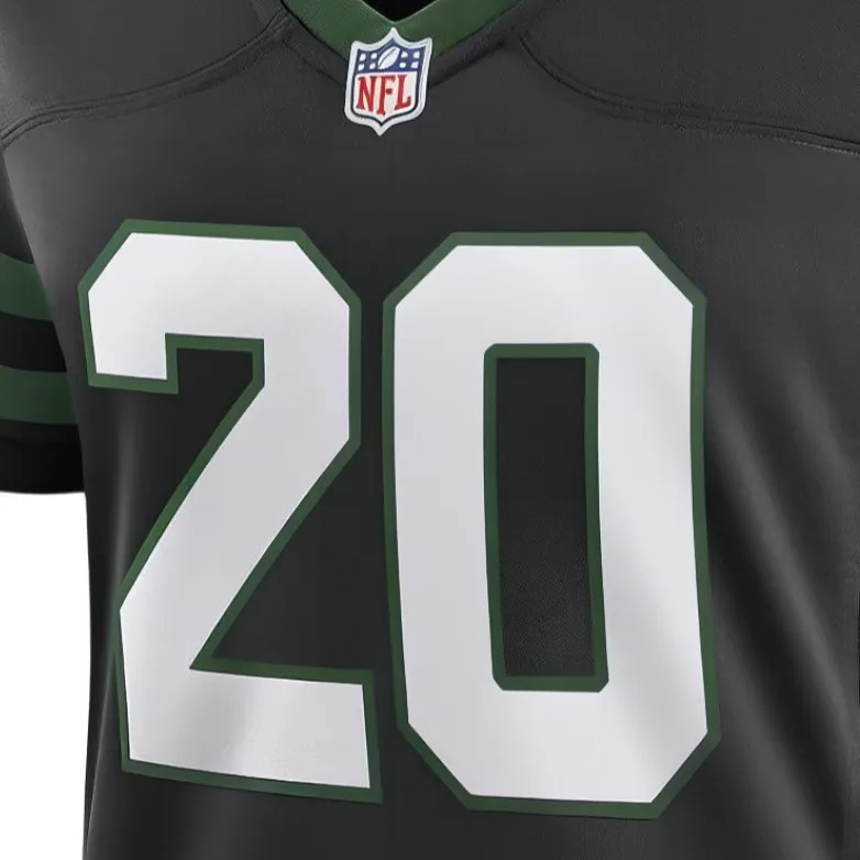 Nike Breece Hall New York Jets Women's Nike Nfl Game Football Jersey-3