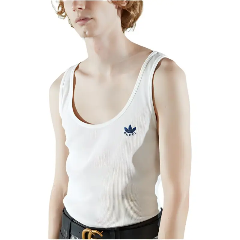GUCCI X Adidas Cotton Tank Top-2