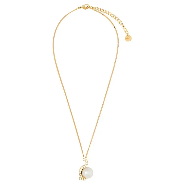 Ferragamo Pearl Pendant Necklace-1