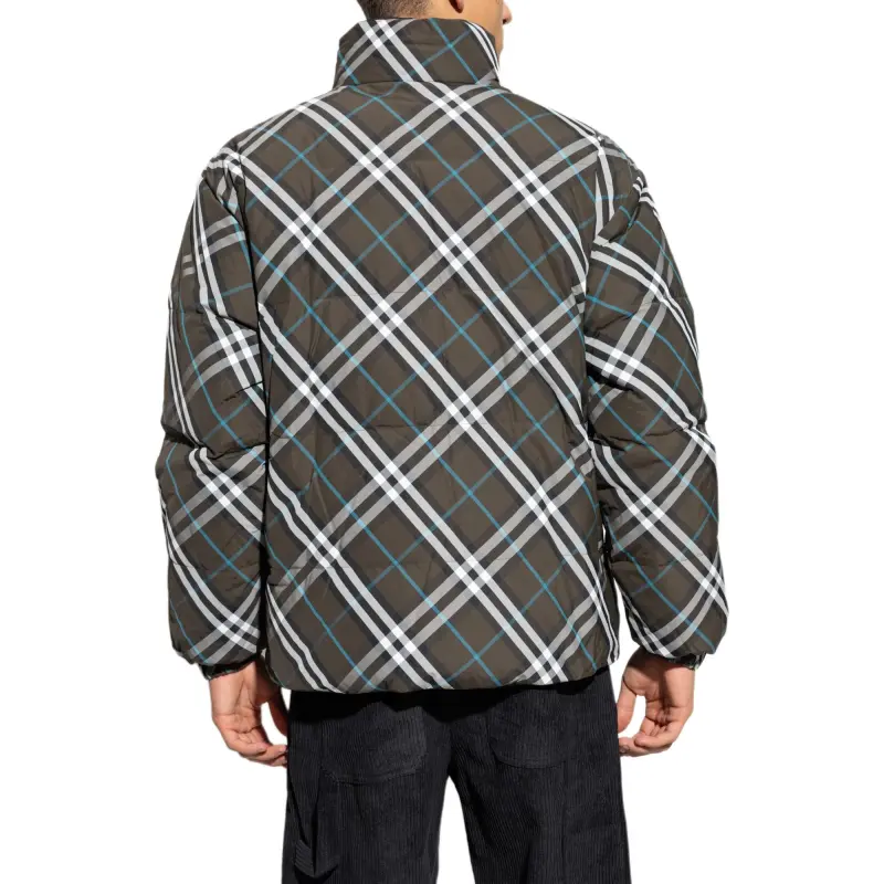 Burberry Checked Hooded Reversible Jacket-6