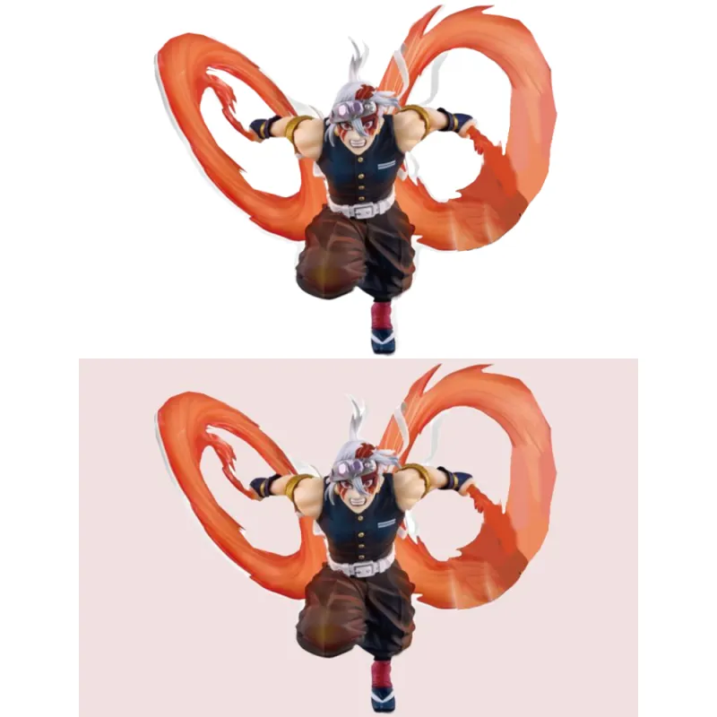 BANDAI Tengen Uzui Demon Slayer ~The Haunted Realm~ Part 2 Final Prize Ver Scale Figures Red-4