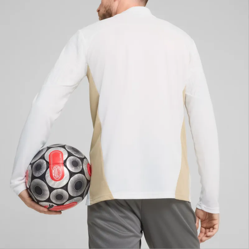 PUMA x AC Milan Football FW24 T-Shirt Men's White/Gold-4