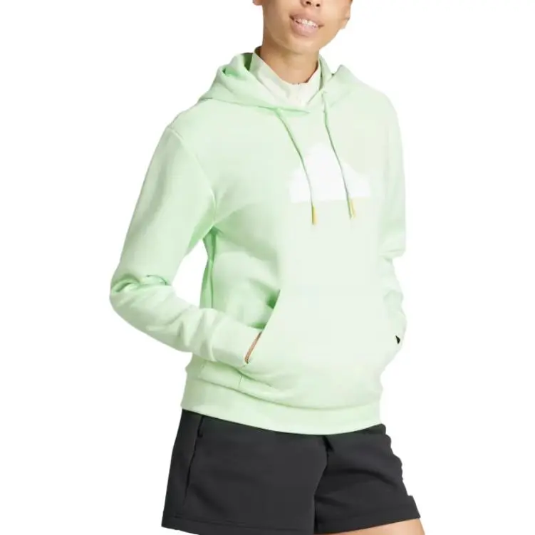 Adidas Future Icons Badge Of Hoodie Semi Green Spark-2
