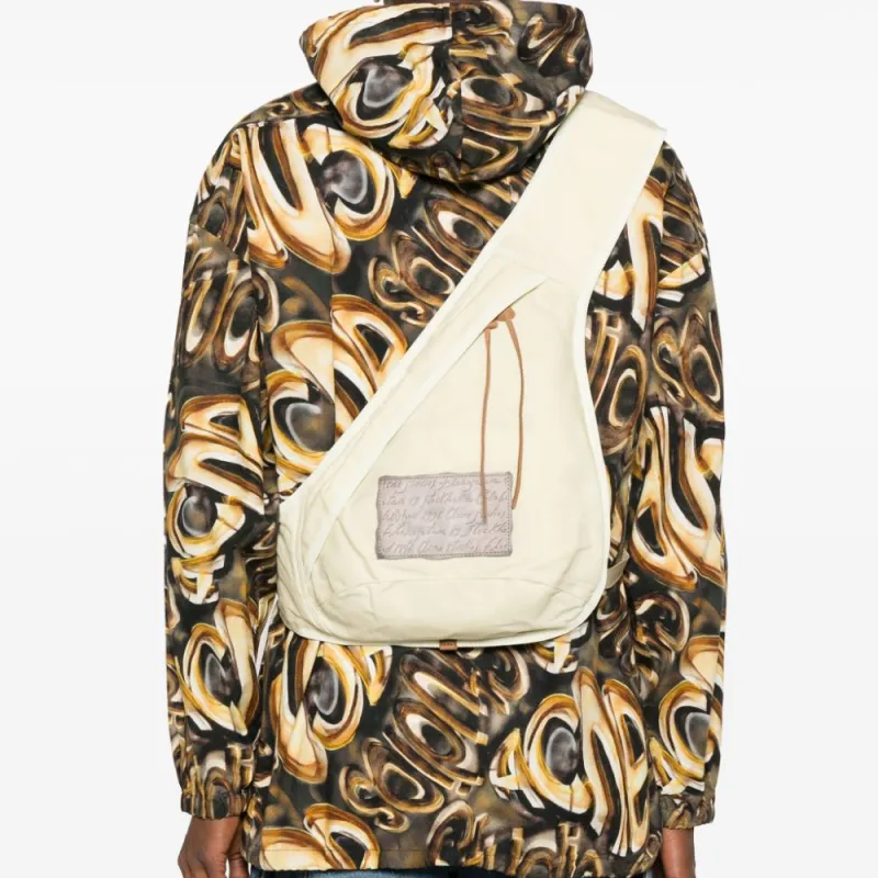 Acne Studios Cotton Crossbody Bag Sling Bag Unisex White-5