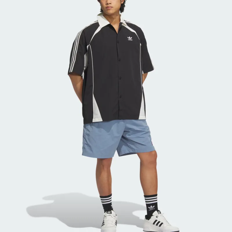 Adidas Originals RETRO SS25 Shirt Men's Black/Jade White-1