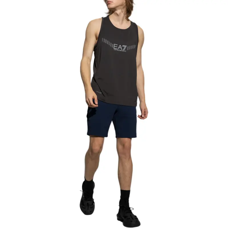 EMPORIO ARMANI EA7 SS23 Tank Top Men's Dark Gray Green-2