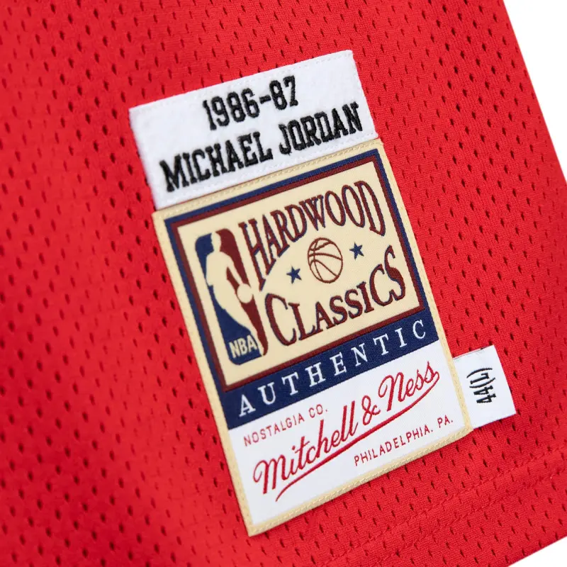 Mitchell & Ness Basketball Jersey Men's Red-3