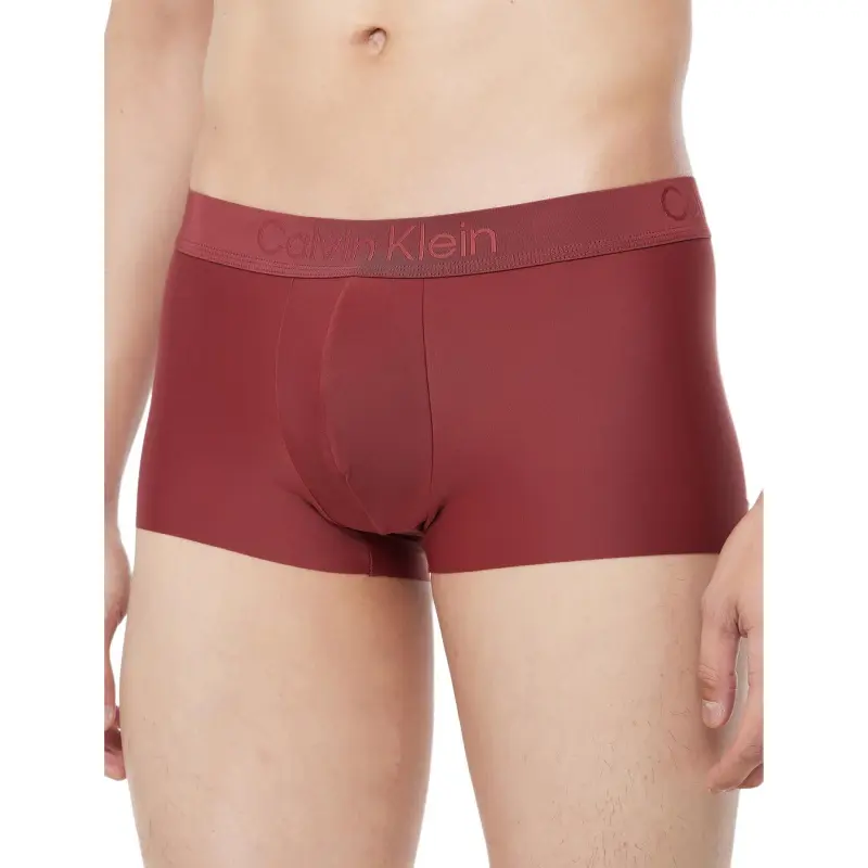 CALVIN KLEIN Underpants Men's 1 Pack Burgundy-4