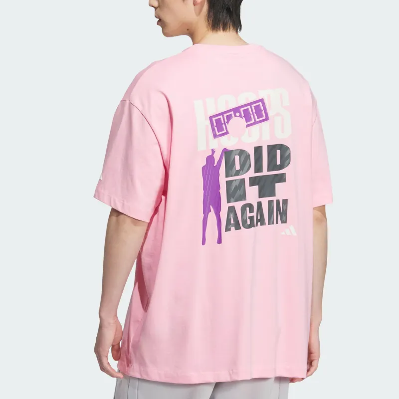 Adidas BASKETBALL SS25 T Shirt Men's Light Pink-1