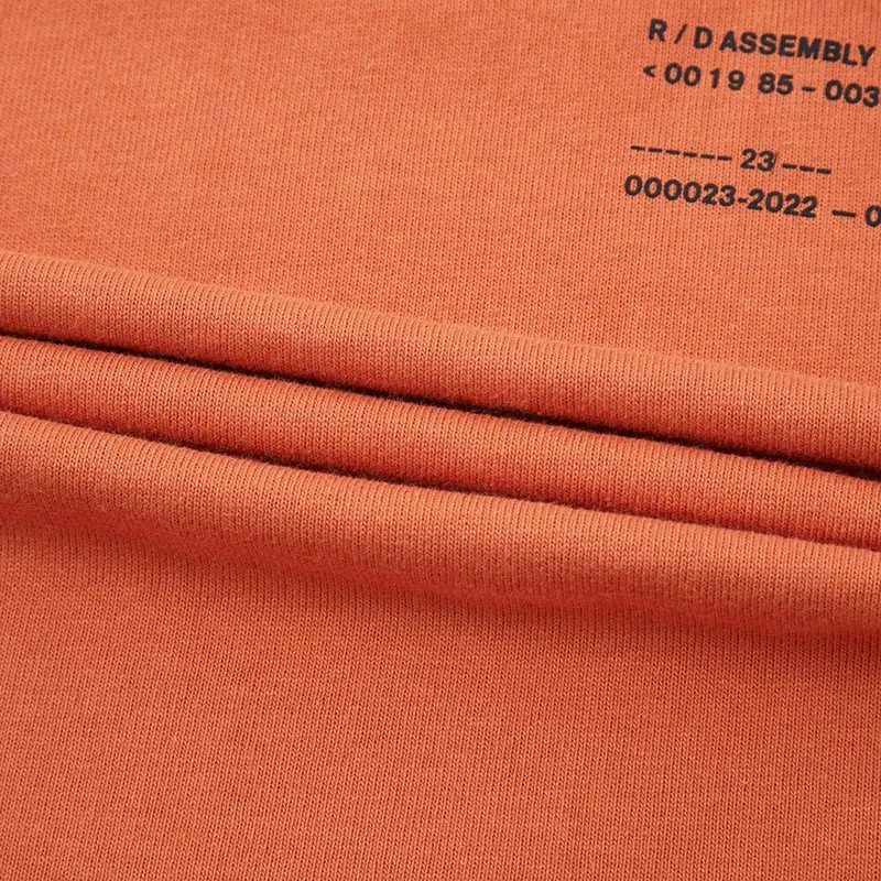 Jordan T Shirts Men Orange Black-4