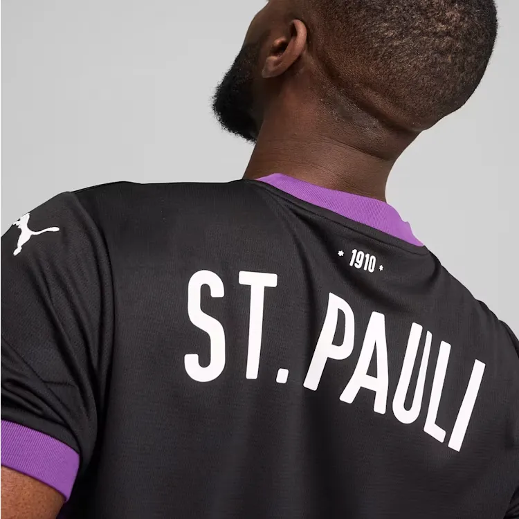 PUMA FC St. Pauli FW24 Third Jersey Soccer Jerseys Men's Black-4