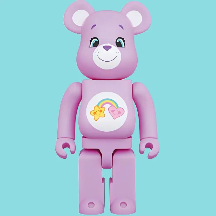 Bearbrick X Care Bears Best Friend Bear Purple-5